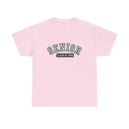 Senior 2026 -Class of 2026 Graduation Tee, Unisex Heavy Cotton Shirt, Senior T-Shirt, Personalized Graduation Gift, Class Reunion Apparel, 2026 [...]