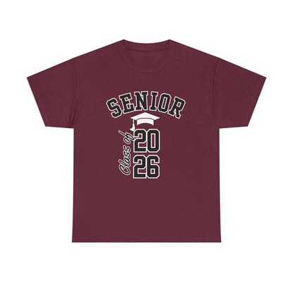 Class of 2026 Graduation Tee, Unisex Heavy Cotton Shirt, Senior T-Shirt, Personalized Graduation Gift, Class Reunion Apparel, 2026 [...]