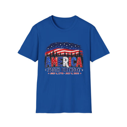 America 250th Birthday T-Shirt — July 4, 1776–2026 Patriotic Independence Day Tee