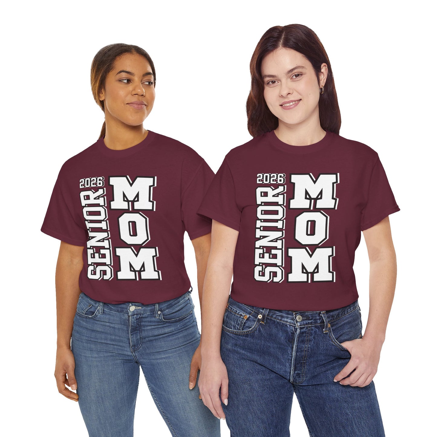 Senior Mom -Class of 2026 Graduation Tee, Unisex Heavy Cotton Shirt, Senior T-Shirt, Personalized Graduation Gift, Class Reunion Apparel, 2026 [...]