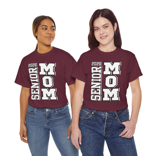 Senior Mom -Class of 2026 Graduation Tee, Unisex Heavy Cotton Shirt, Senior T-Shirt, Personalized Graduation Gift, Class Reunion Apparel, 2026 [...]