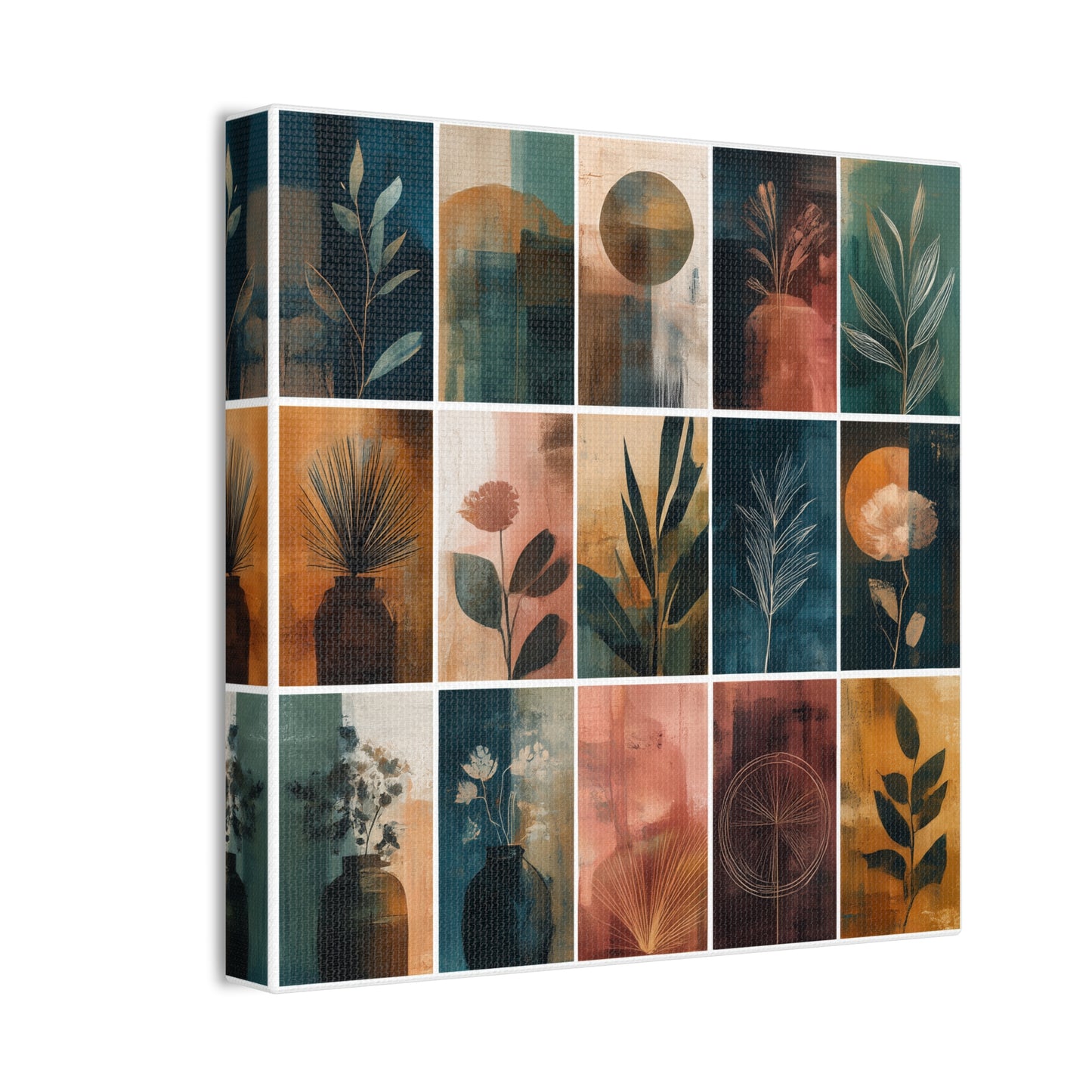 Natures Green Series #8 -Botanical Wall Art, Nature-Inspired Home Décor, Eco-Friendly Canvas Print, Greenery Art Piece, Living Room Wall Hanging