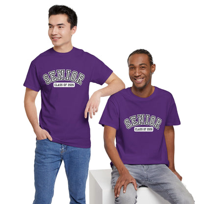Senior 2026 -Class of 2026 Graduation Tee, Unisex Heavy Cotton Shirt, Senior T-Shirt, Personalized Graduation Gift, Class Reunion Apparel, 2026 [...]