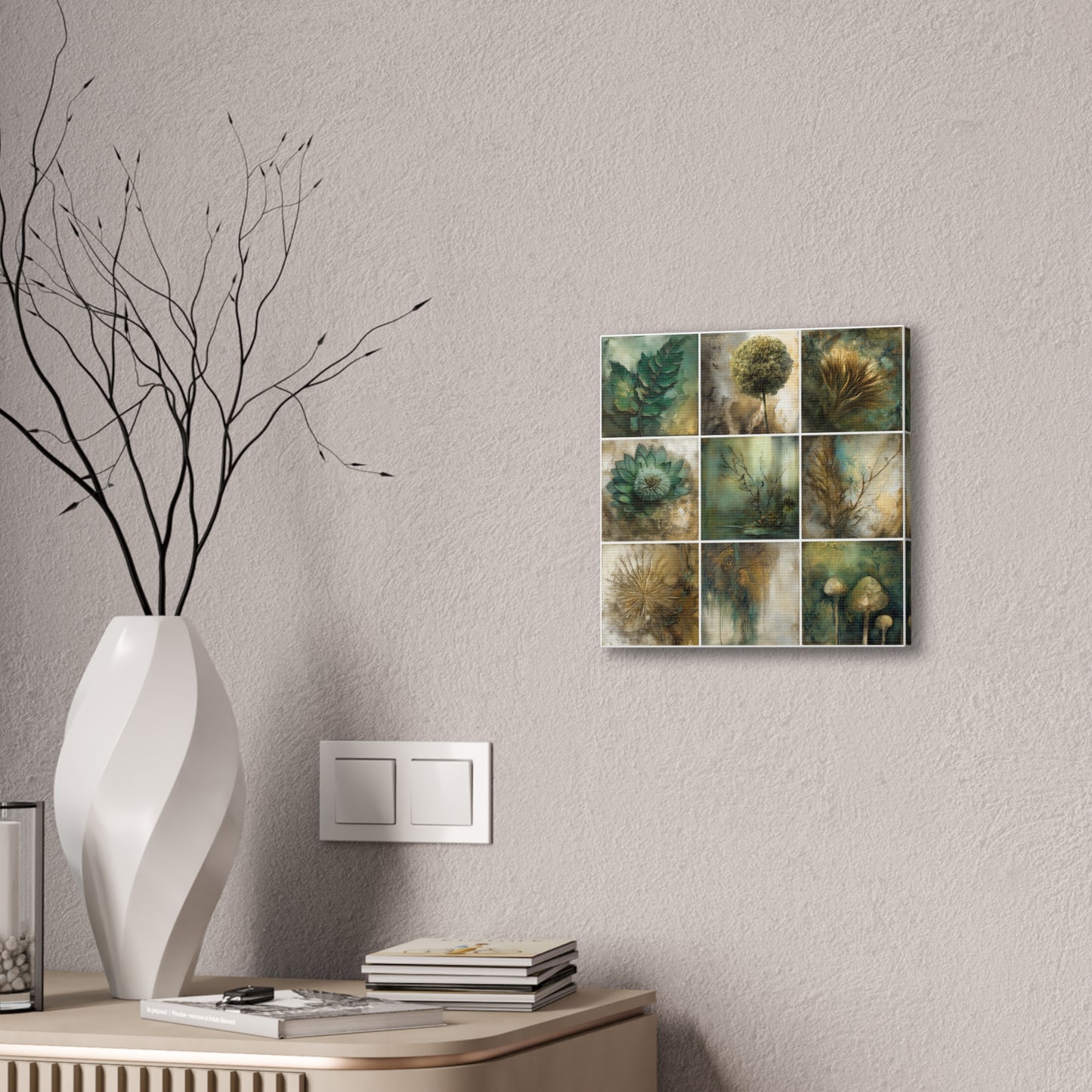 Natures Green Series #2 -Artistic Nature Canvas Wall Art, Plant Decor, Botanical Prints, Home Decor, Eco-Friendly Gift