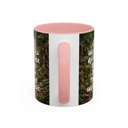 "My Spore Time Is Spent Mushroom Hunting" #2 Accent Coffee Mug (11/15oz)