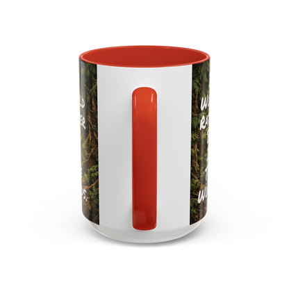 "My Spore Time Is Spent Mushroom Hunting" #2 Accent Coffee Mug (11/15oz)