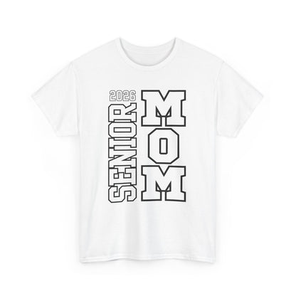 Senior Mom-Class of 2026 Graduation Tee, Unisex Heavy Cotton Shirt, Senior T-Shirt, Personalized Graduation Gift, Class Reunion Apparel, 2026 [...]