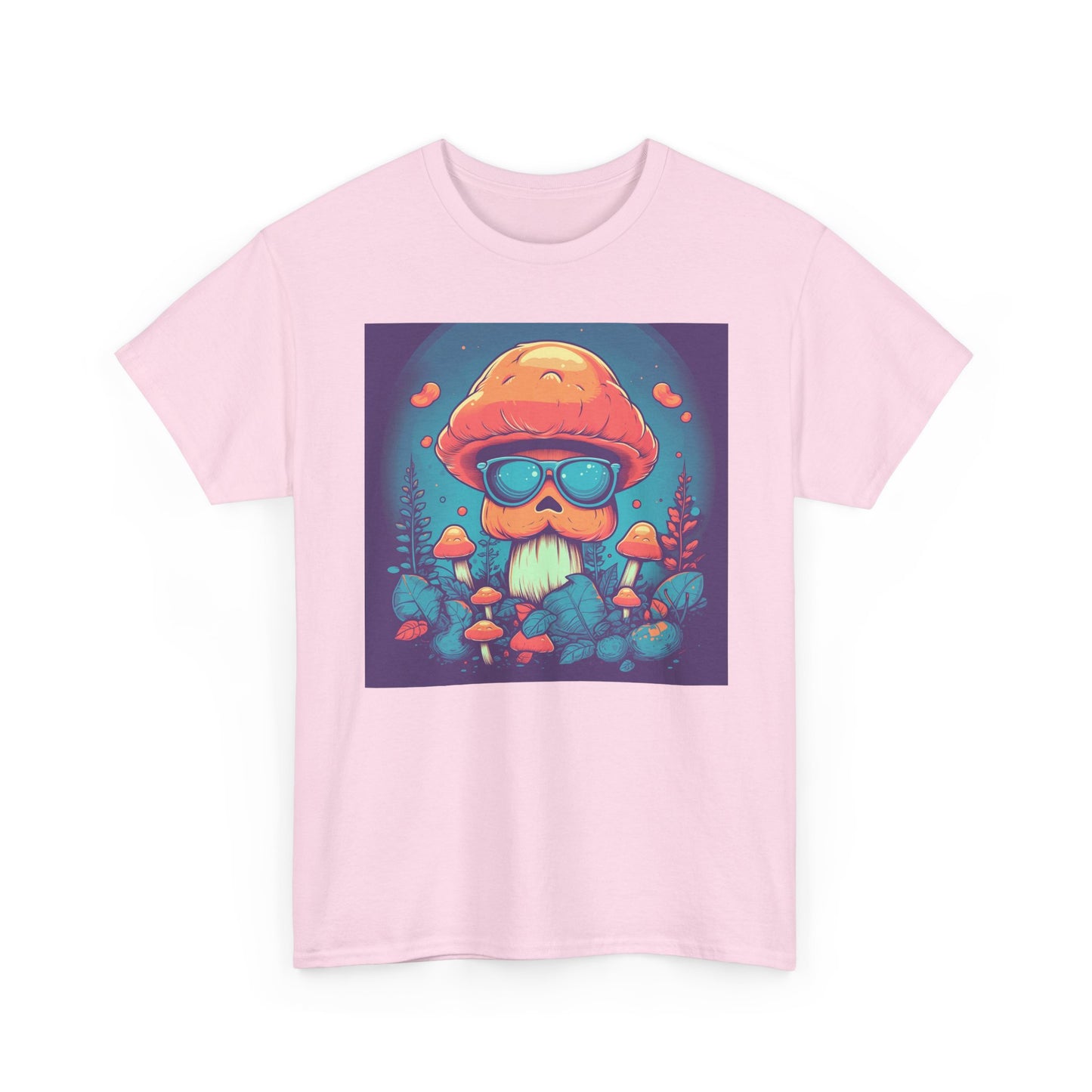 Cool Mushroom Vibes Unisex Tee, Retro Shirt, Gift for Nature Lovers, Chill Outfit, Eco-Friendly Apparel, Summer Wear