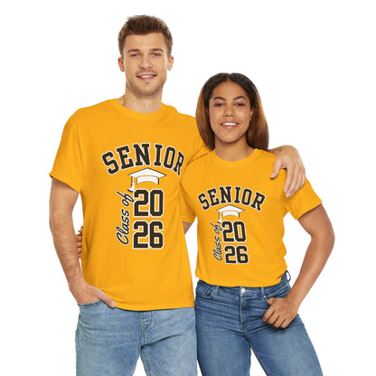 Class of 2026 Graduation Tee, Unisex Heavy Cotton Shirt, Senior T-Shirt, Personalized Graduation Gift, Class Reunion Apparel, 2026 [...]