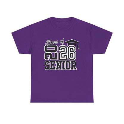 2026 Senior -Class of 2026 Graduation Tee, Unisex Heavy Cotton Shirt, Senior T-Shirt, Personalized Graduation Gift, Class Reunion Apparel, 2026 [...]
