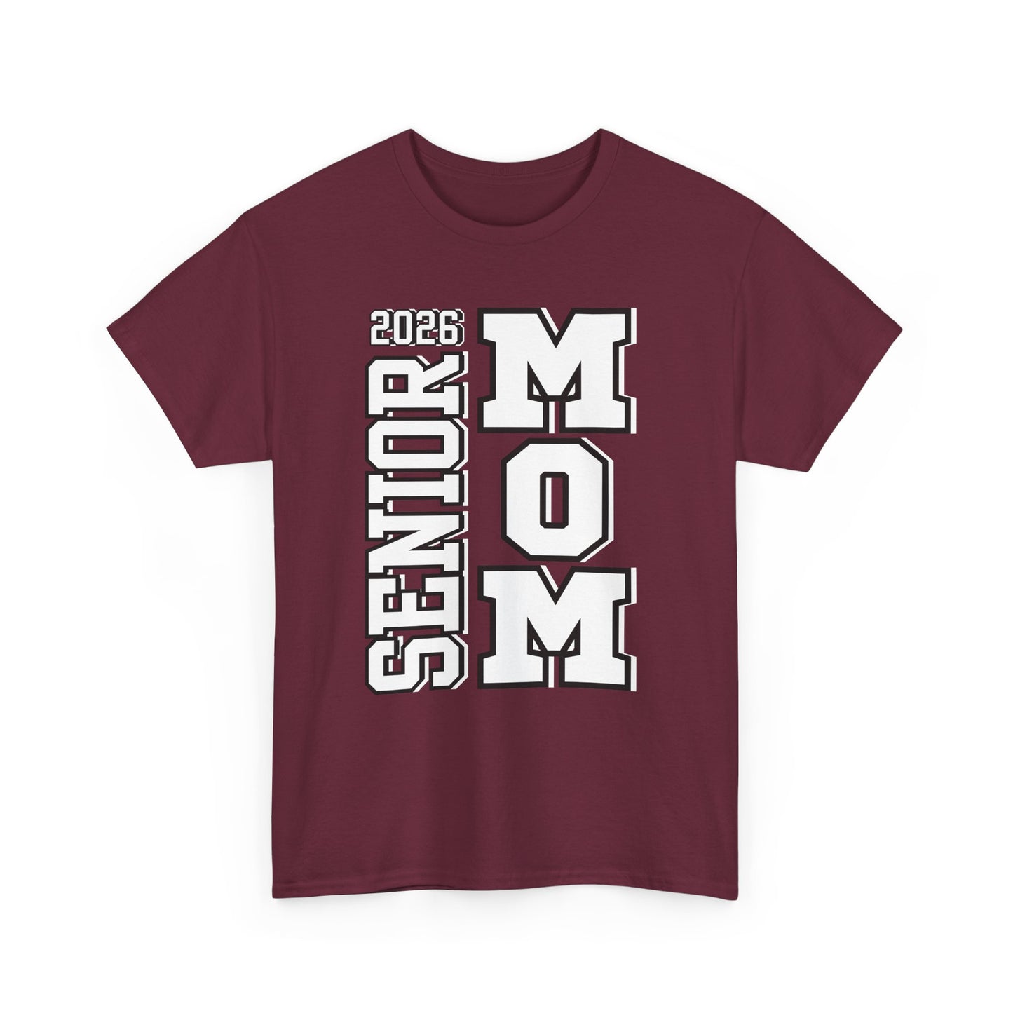 Senior Mom -Class of 2026 Graduation Tee, Unisex Heavy Cotton Shirt, Senior T-Shirt, Personalized Graduation Gift, Class Reunion Apparel, 2026 [...]