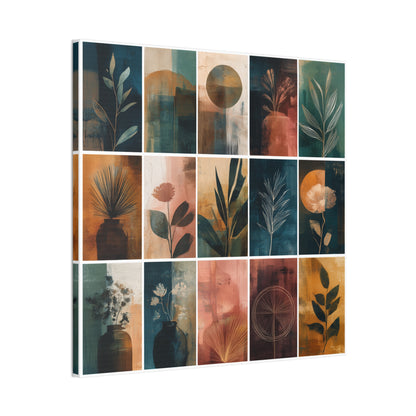 Natures Green Series #8 -Botanical Wall Art, Nature-Inspired Home Décor, Eco-Friendly Canvas Print, Greenery Art Piece, Living Room Wall Hanging