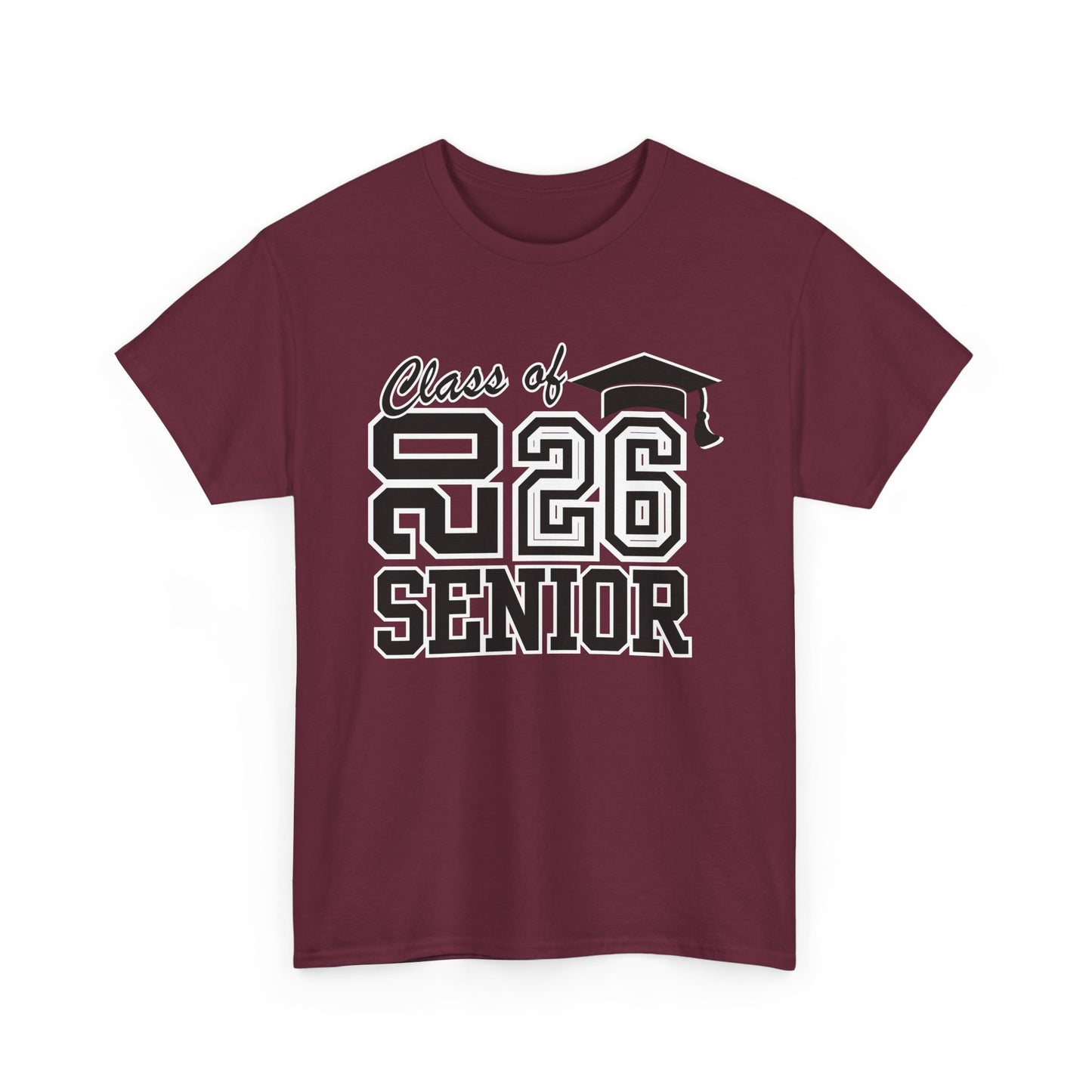 2026 Senior -Class of 2026 Graduation Tee, Unisex Heavy Cotton Shirt, Senior T-Shirt, Personalized Graduation Gift, Class Reunion Apparel, 2026 [...]