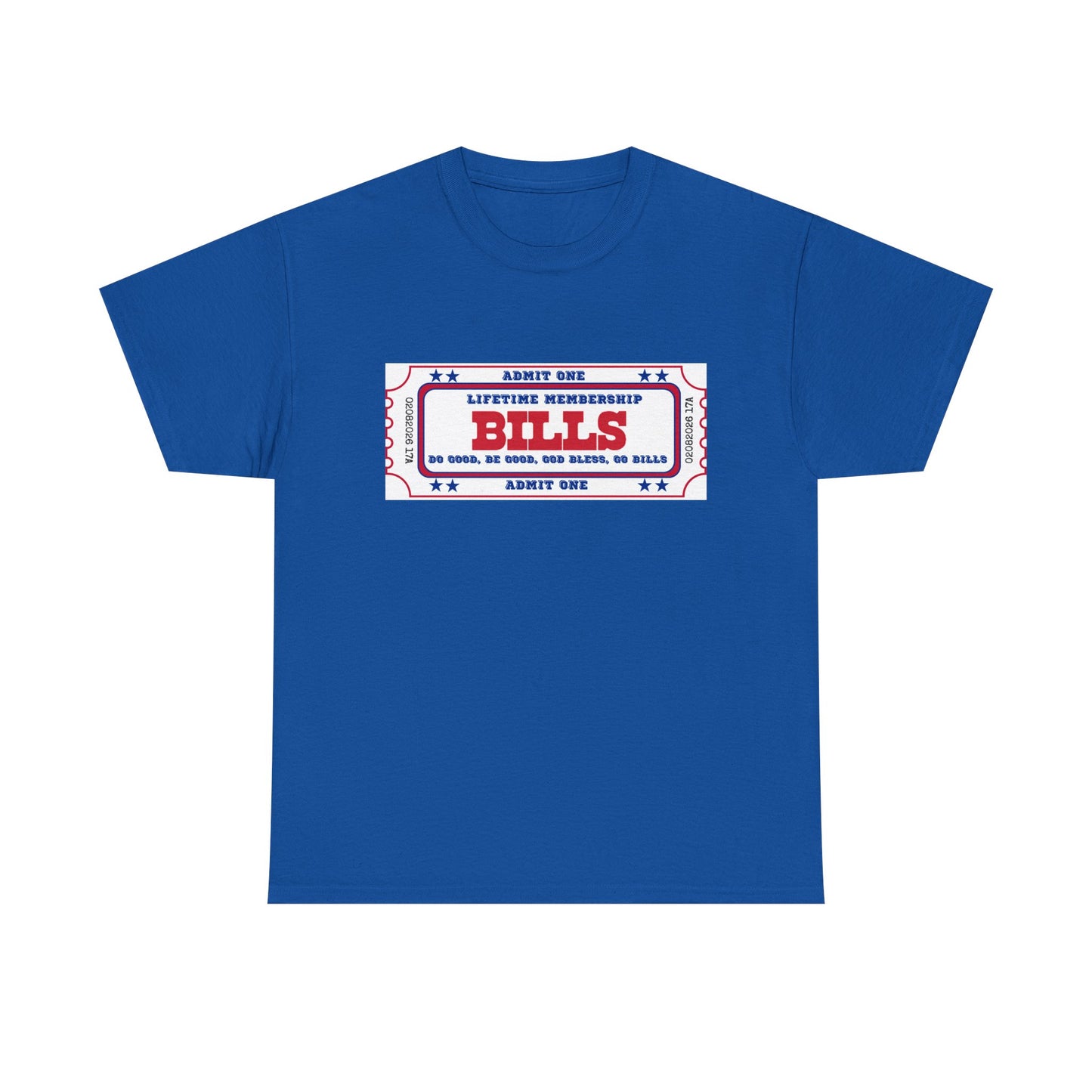 BILL Lifetime Membership - Retro Ticket Style Tee, Vintage Graphic T-Shirt, Casual Outing Shirt, Gift for Friends, Concert, Sports Event Apparel
