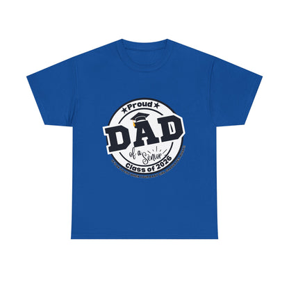 Senior Dad -Class of 2026 Graduation Tee, Unisex Heavy Cotton Shirt, Senior T-Shirt, Personalized Graduation Gift, Class Reunion Apparel, 2026 [...]