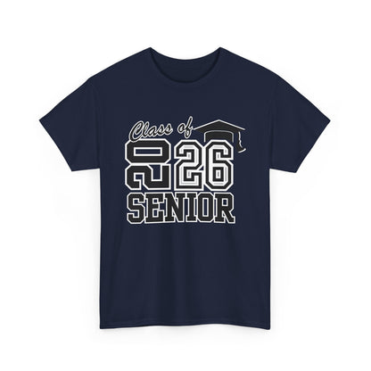 2026 Senior -Class of 2026 Graduation Tee, Unisex Heavy Cotton Shirt, Senior T-Shirt, Personalized Graduation Gift, Class Reunion Apparel, 2026 [...]