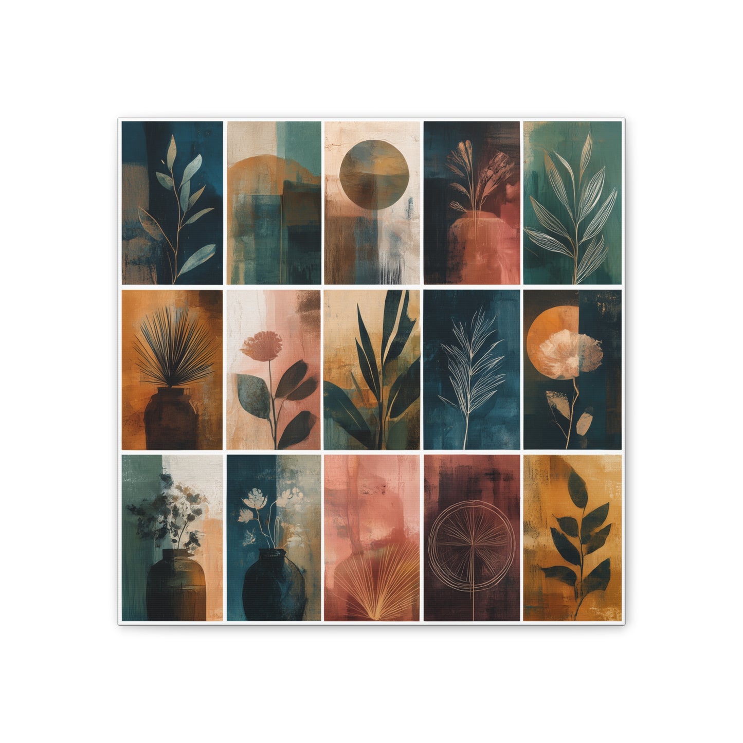 Natures Green Series #8 -Botanical Wall Art, Nature-Inspired Home Décor, Eco-Friendly Canvas Print, Greenery Art Piece, Living Room Wall Hanging