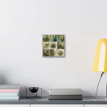 Natures Green Series #1 -Botanical Wall Art, Nature-Inspired Home Décor, Eco-Friendly Canvas Print, Greenery Art Piece, Living Room Wall Hanging