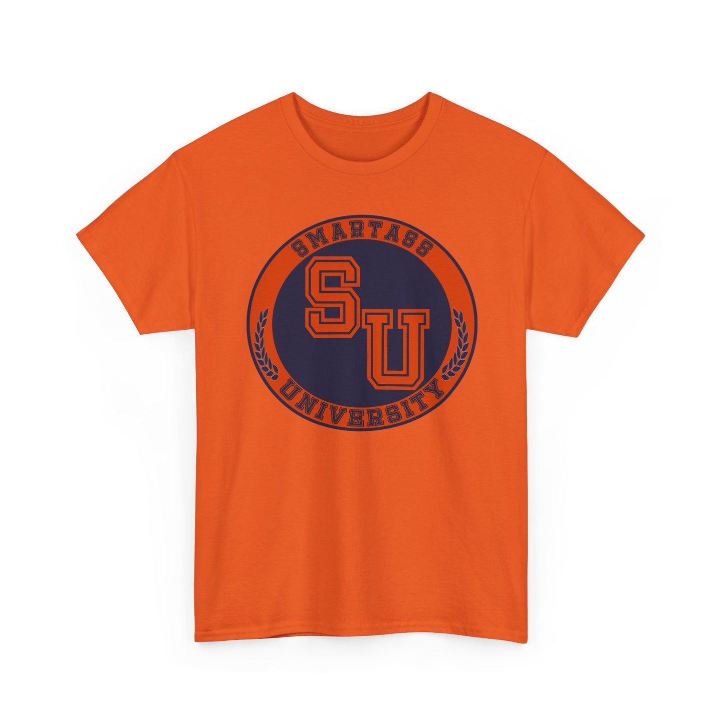 Unisex Heavy Cotton Tee with SU University Design | College Apparel, Graphic Tee, Gift for Students, Campus Wear, Casual Fashion