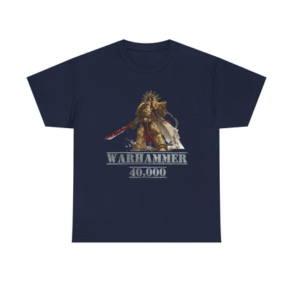 Warhammer 40,000 Unisex Heavy Cotton Tee, Gamer T-Shirt, Nerd Apparel, Gaming Gift, Casual Wear