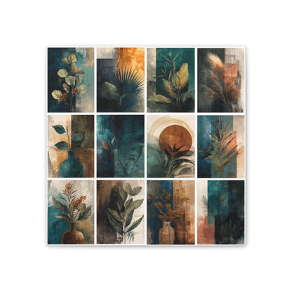 Natures Green Series #7 -Botanical Wall Art, Nature-Inspired Home Décor, Eco-Friendly Canvas Print, Greenery Art Piece, Living Room Wall Hanging