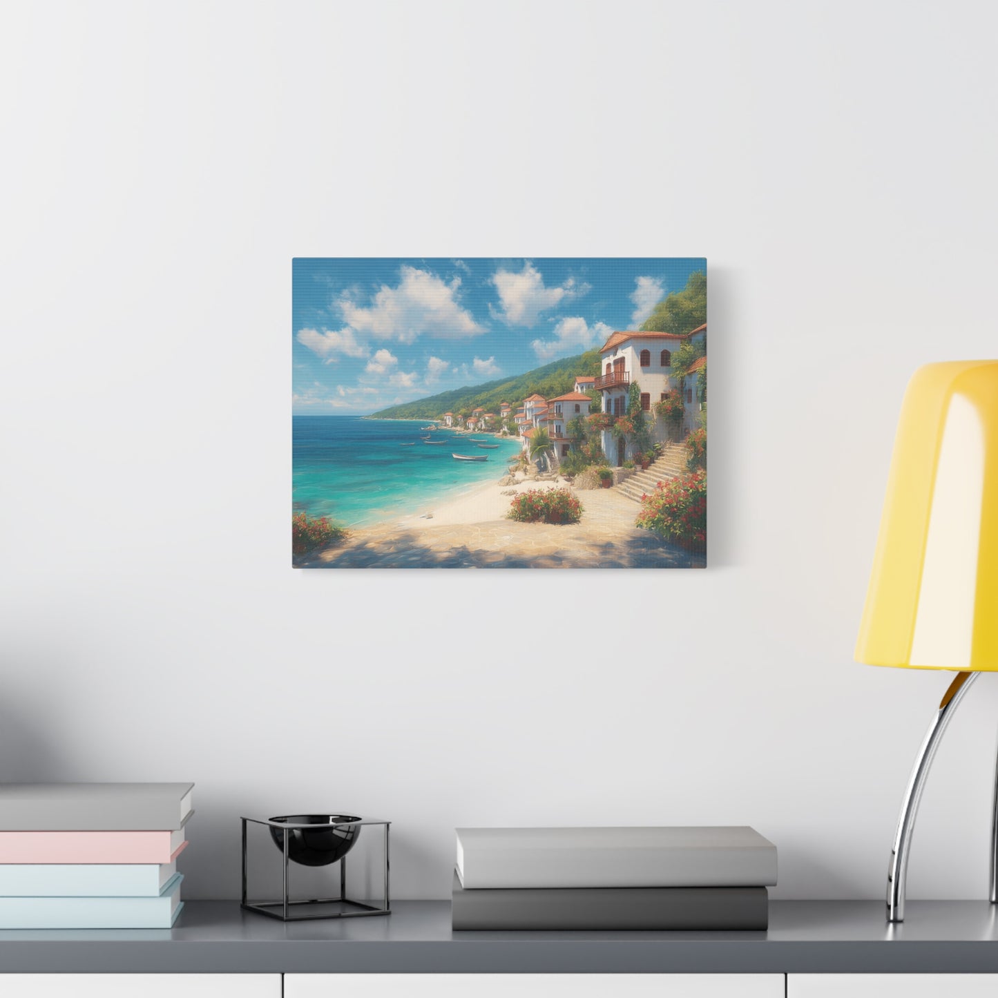 Ocean Front -Coastal Serenity Canvas Print, Beach Decor, Wall Art for Home, Gift for Beach Lovers