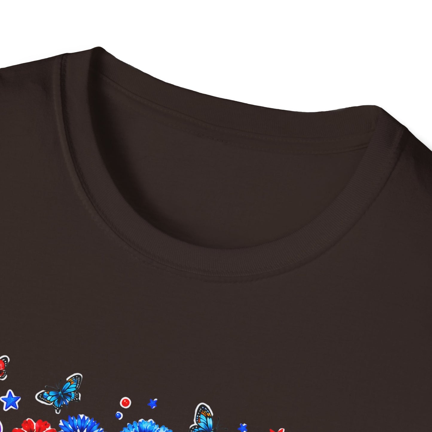 America 250th Birthday T-Shirt – July 4, 1776–2026 Patriotic Floral Tee
