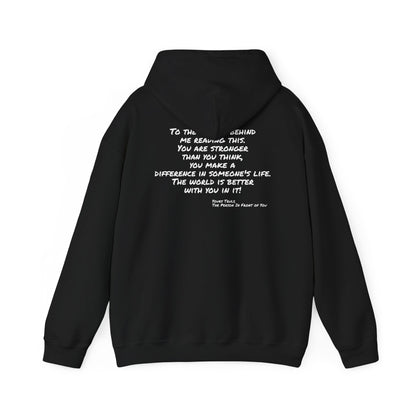 Better World - Inspirational Quote Hoodie — "You Are Stronger Than You Think" Back Print