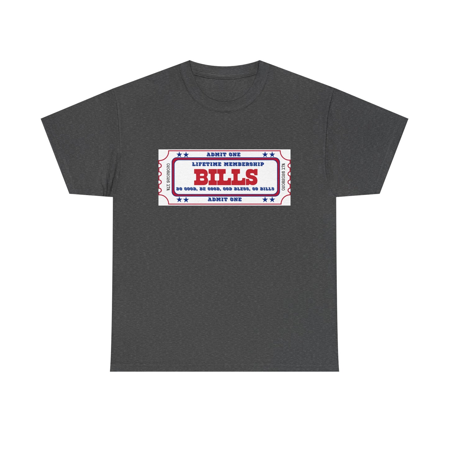 BILL Lifetime Membership - Retro Ticket Style Tee, Vintage Graphic T-Shirt, Casual Outing Shirt, Gift for Friends, Concert, Sports Event Apparel