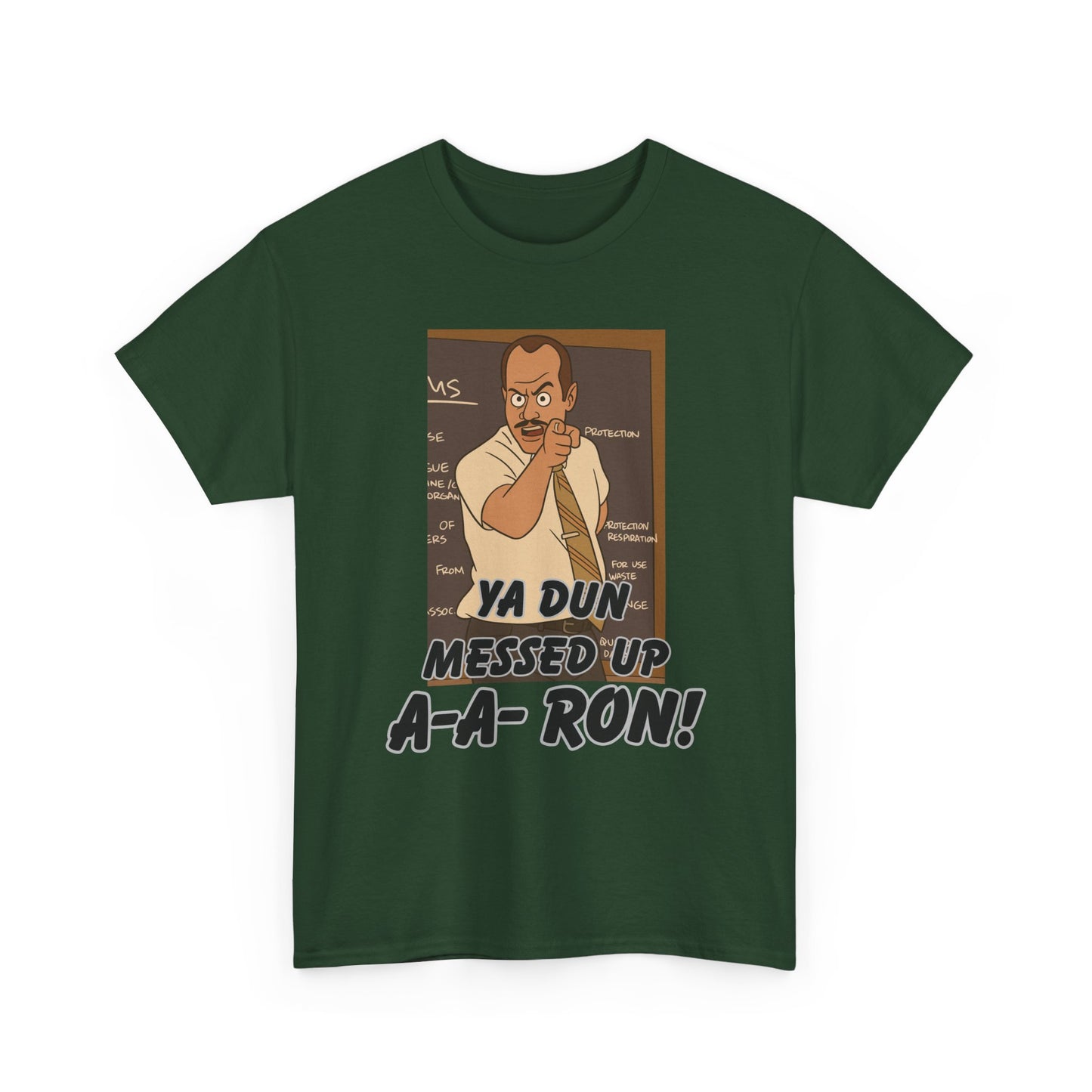 A- A- Ron -Funny Quote Unisex Tee - Perfect for Casual Outings, Gifts, and Pop Culture Fans, Humor Shirt, Movie Quote Tee, Unique Graphic Tee