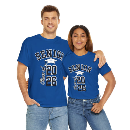 Class of 2026 Graduation Tee, Unisex Heavy Cotton Shirt, Senior T-Shirt, Personalized Graduation Gift, Class Reunion Apparel, 2026 [...]