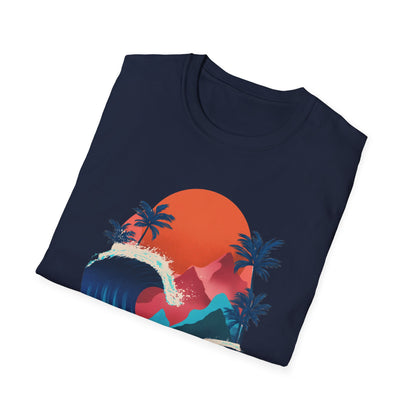 Surf Sunset T-Shirt — Tropical Wave Palm Beach Graphic Tee