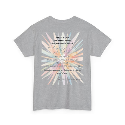 Here's Your Answer (colorful sunburst, motivational verse)