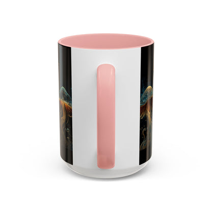 Dark Fantastic Fungi Coffee Mug - Magical Ocean Mushroom Art (11/15oz)