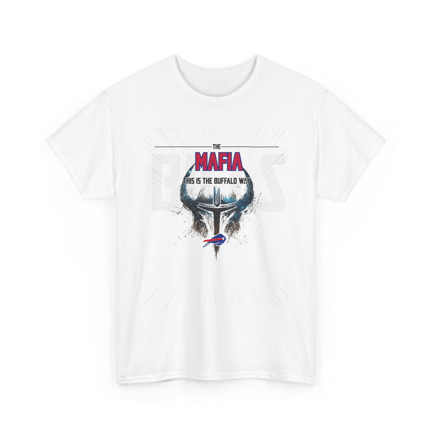 Buffalo Bills This Is The Way -Heavy Cotton Tee - Unisex Fan Shirt, Game Day Apparel, Sports Merchandise, Birthday Gift, Tailgate Outfit