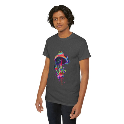 Colorful Psychedelic Mushroom Tee,