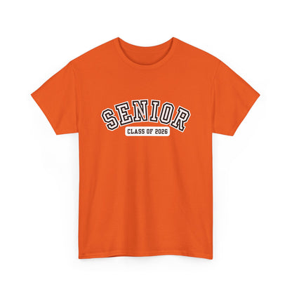 Senior 2026 -Class of 2026 Graduation Tee, Unisex Heavy Cotton Shirt, Senior T-Shirt, Personalized Graduation Gift, Class Reunion Apparel, 2026 [...]