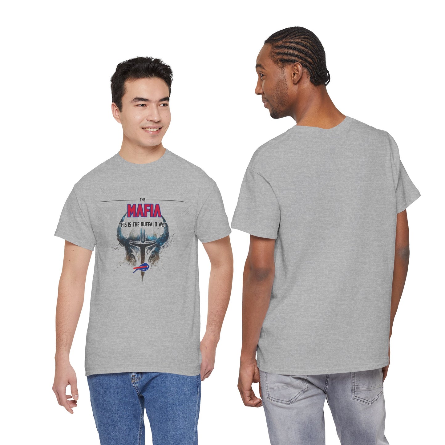 Buffalo Bills This Is The Way -Heavy Cotton Tee - Unisex Fan Shirt, Game Day Apparel, Sports Merchandise, Birthday Gift, Tailgate Outfit