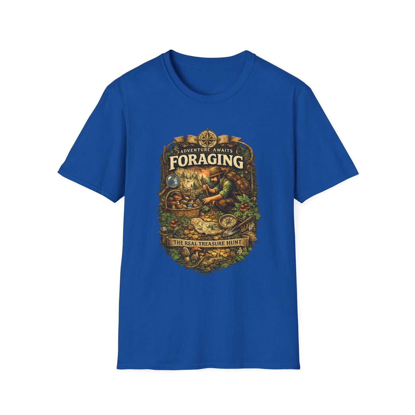 Foraging T-Shirt – 'Foraging: The Real Treasure Hunt' Outdoor Nature Tee