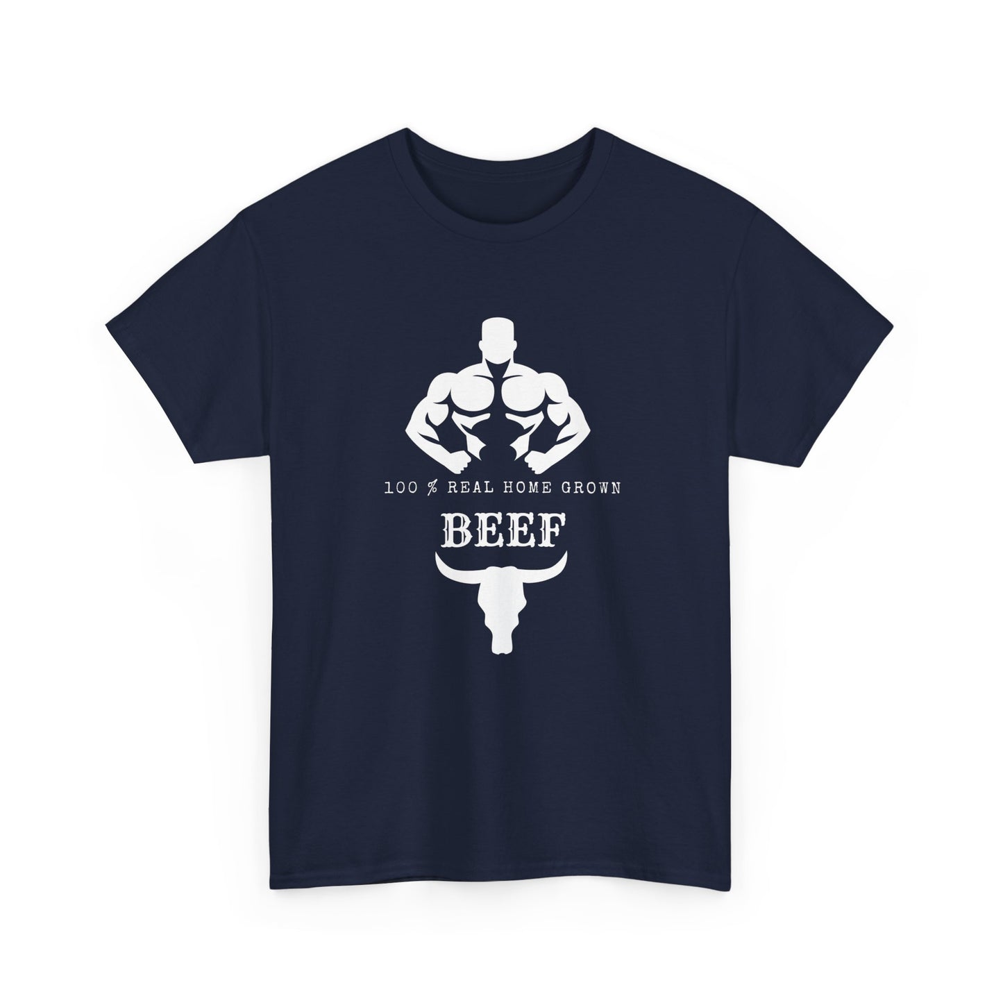100% Beef -Unisex Tee, Perfect Gift for Workout Enthusiasts, Fitness Club, Gym Wear, Bodybuilding Fashion, Casual Daily Wear