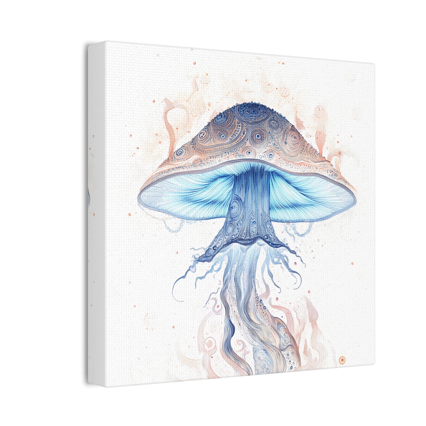 Daylight -Mushroom Canvas Art, Stretched Wall Decor, Bohemian Home Decor, Psychedelic Wall Art, Nature-Inspired Art