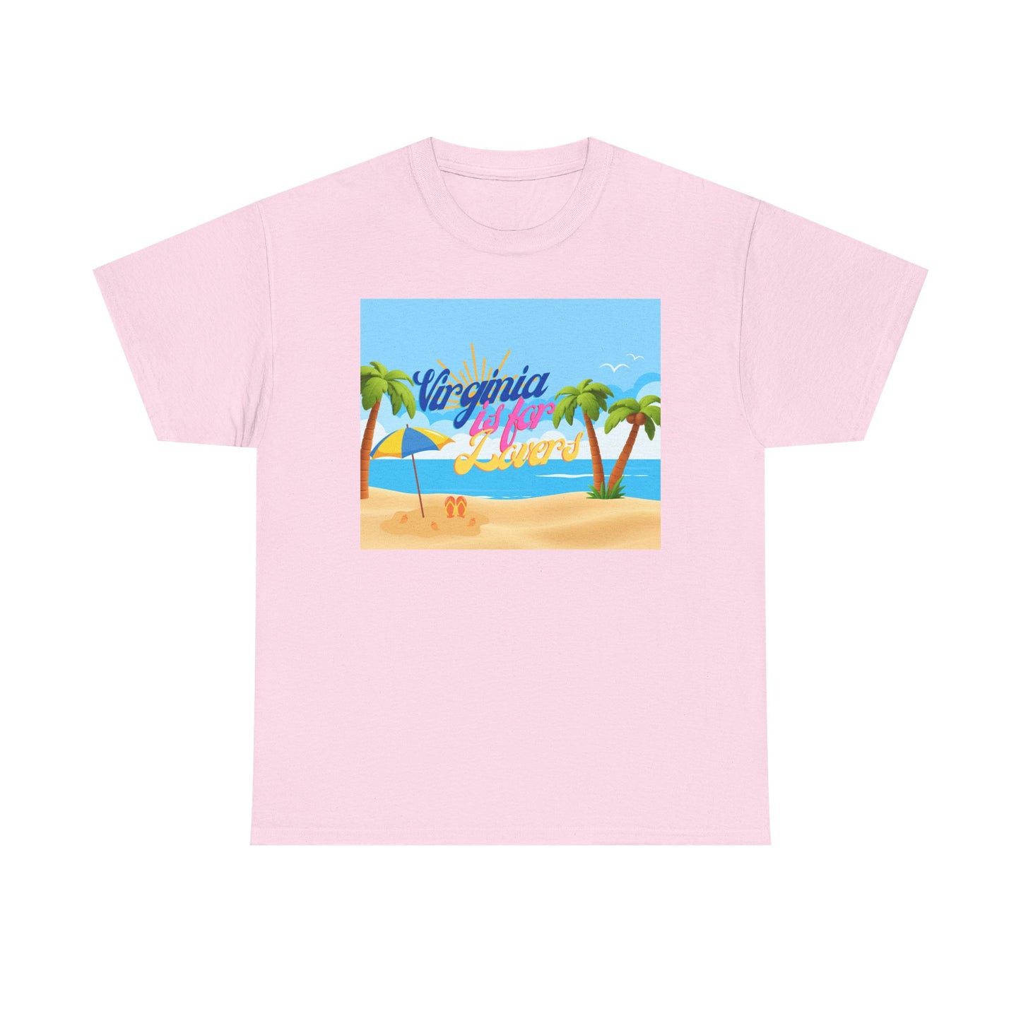 Virginia Is For Lovers - Beach Summer Vibes Tee, Beach Tee, Vacation Shirt, Summer T-Shirt, Graphic Tee, Unisex Cotton Top