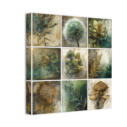 Natures Green Series #4 -Artistic Nature Canvas Wall Art, Plant Decor, Botanical Prints, Home Decor, Eco-Friendly Gift