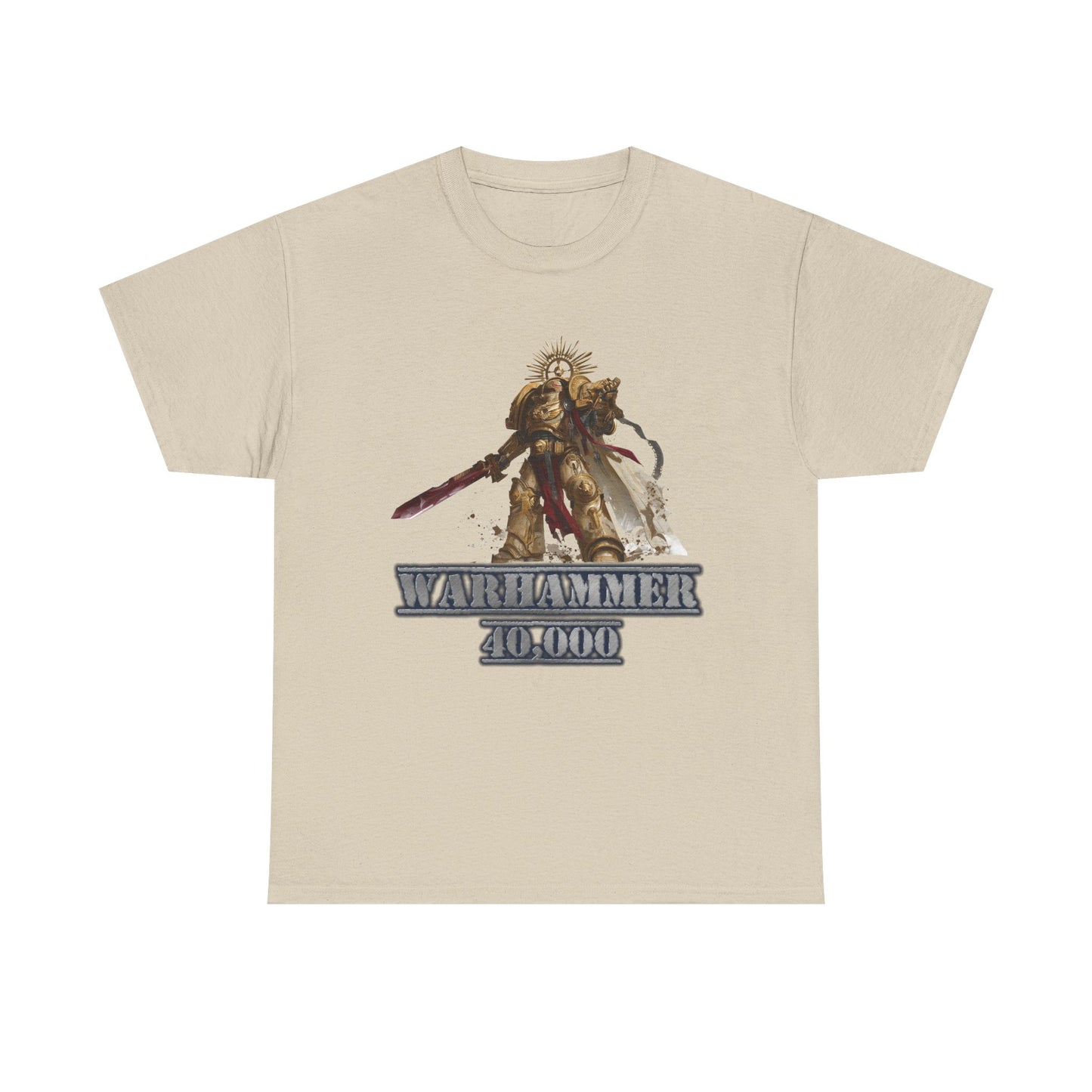 Warhammer 40,000 Unisex Heavy Cotton Tee, Gamer T-Shirt, Nerd Apparel, Gaming Gift, Casual Wear