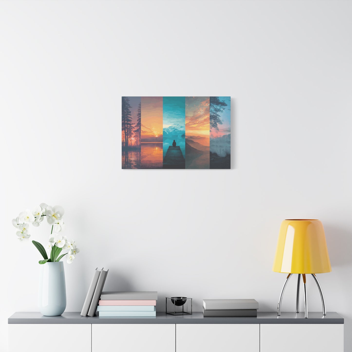 Serene Landscape Canvas Art, Wall Decor, Nature Wall Art, Home Gallery, Relaxing Artwork, Outdoor Vibe Decor