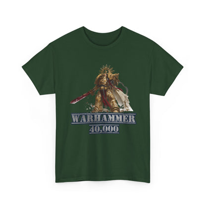 Warhammer 40,000 Unisex Heavy Cotton Tee, Gamer T-Shirt, Nerd Apparel, Gaming Gift, Casual Wear