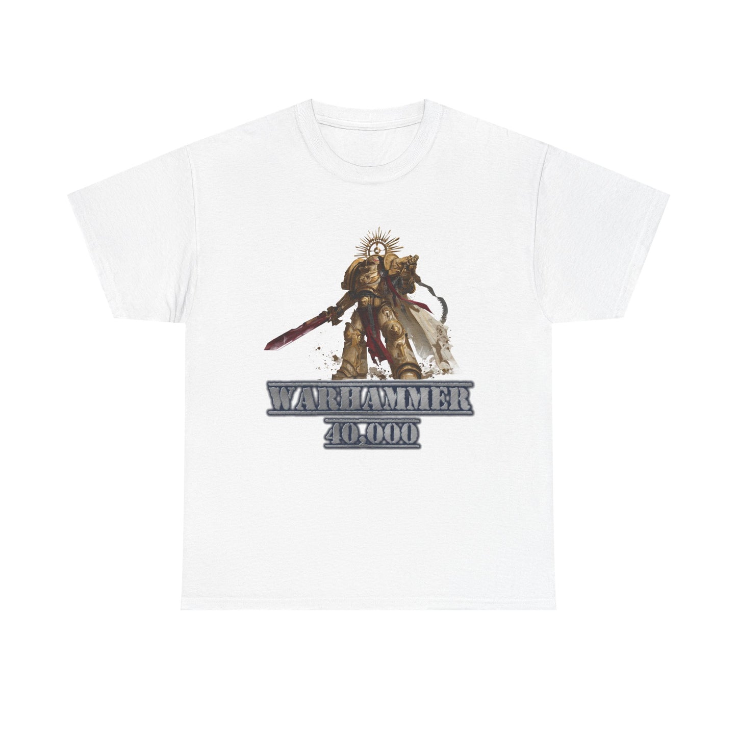Warhammer 40,000 Unisex Heavy Cotton Tee, Gamer T-Shirt, Nerd Apparel, Gaming Gift, Casual Wear