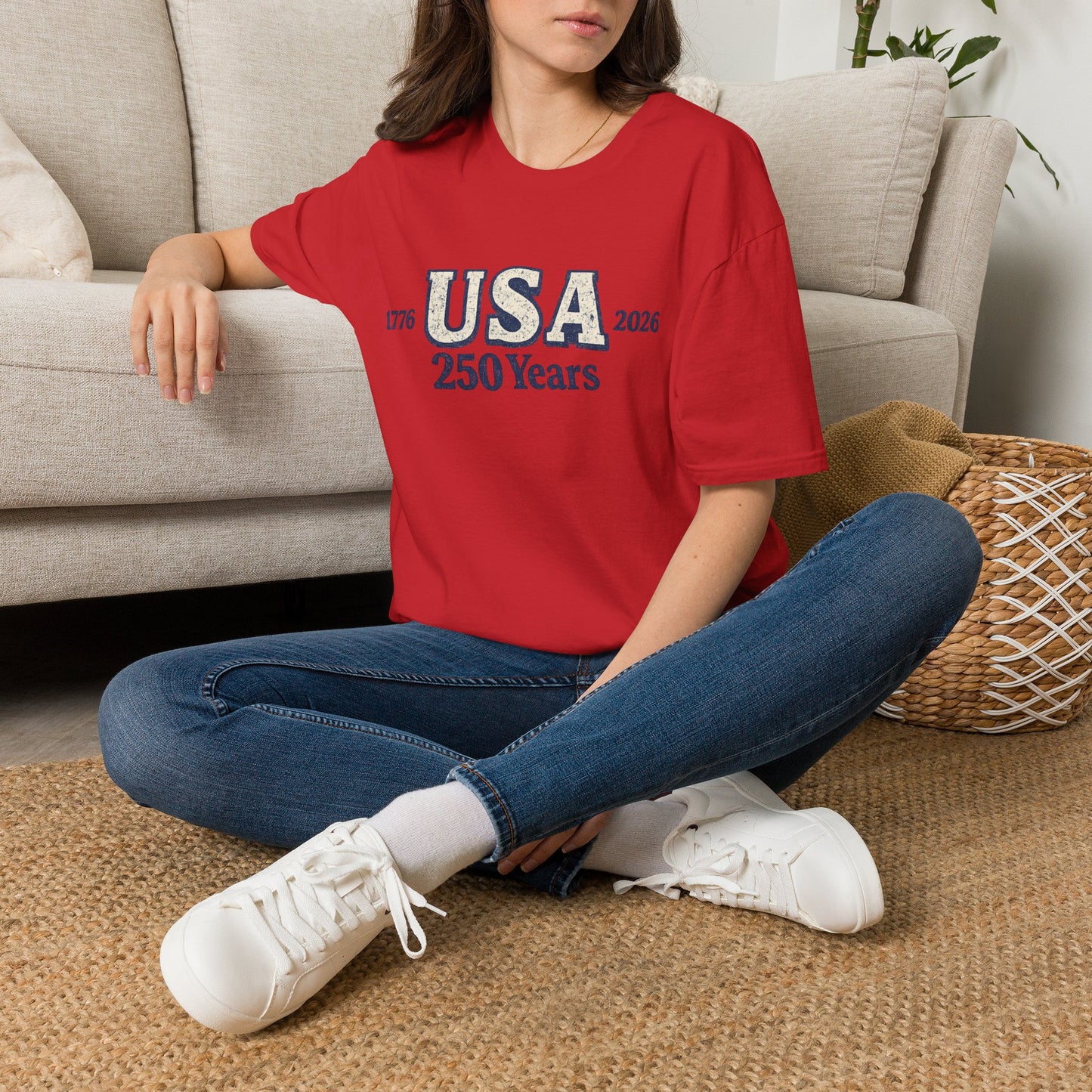 USA 250 Years T-Shirt — 1776–2026 Bicentennial Celebration Tee