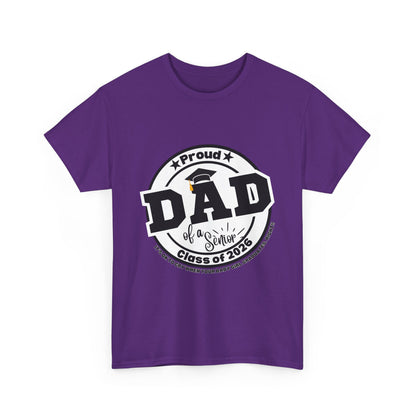 Senior Dad -Class of 2026 Graduation Tee, Unisex Heavy Cotton Shirt, Senior T-Shirt, Personalized Graduation Gift, Class Reunion Apparel, 2026 [...]