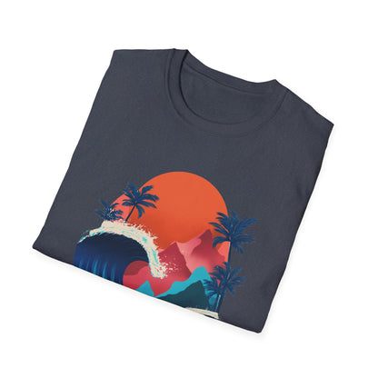 Surf Sunset T-Shirt — Tropical Wave Palm Beach Graphic Tee